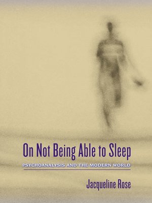 cover image of On Not Being Able to Sleep